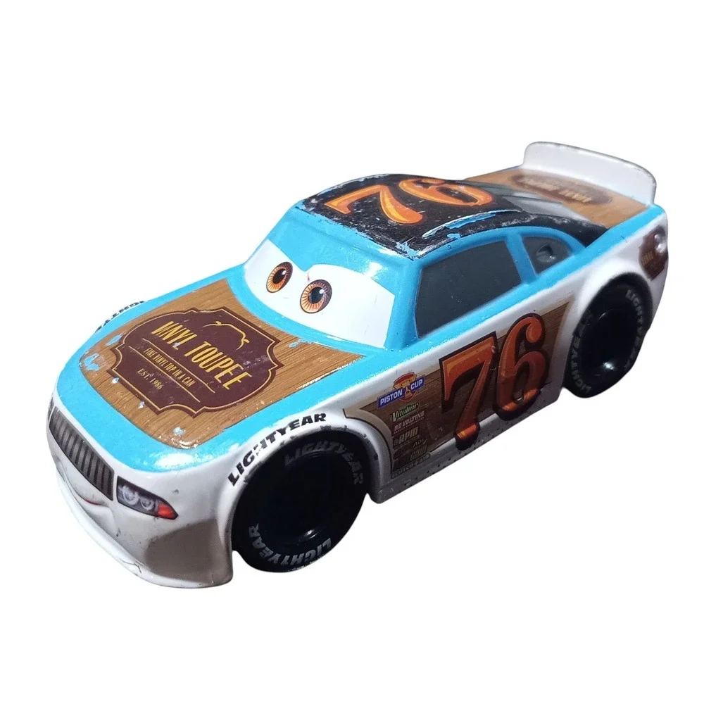 Disney Pixar Cars Pull N Race Rev Roadages #76 Vinyl Toupee Disney Store